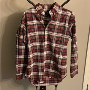 Plaid Polo Ralph Lauren long sleeve dress shirt.